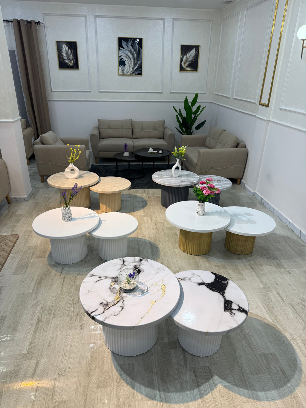 طابل باز…3قطع /2 قطع لمسة عصرية وفخامة في قلب بيتك 🏡المنتج في الواقع 100% كما في الصور✨