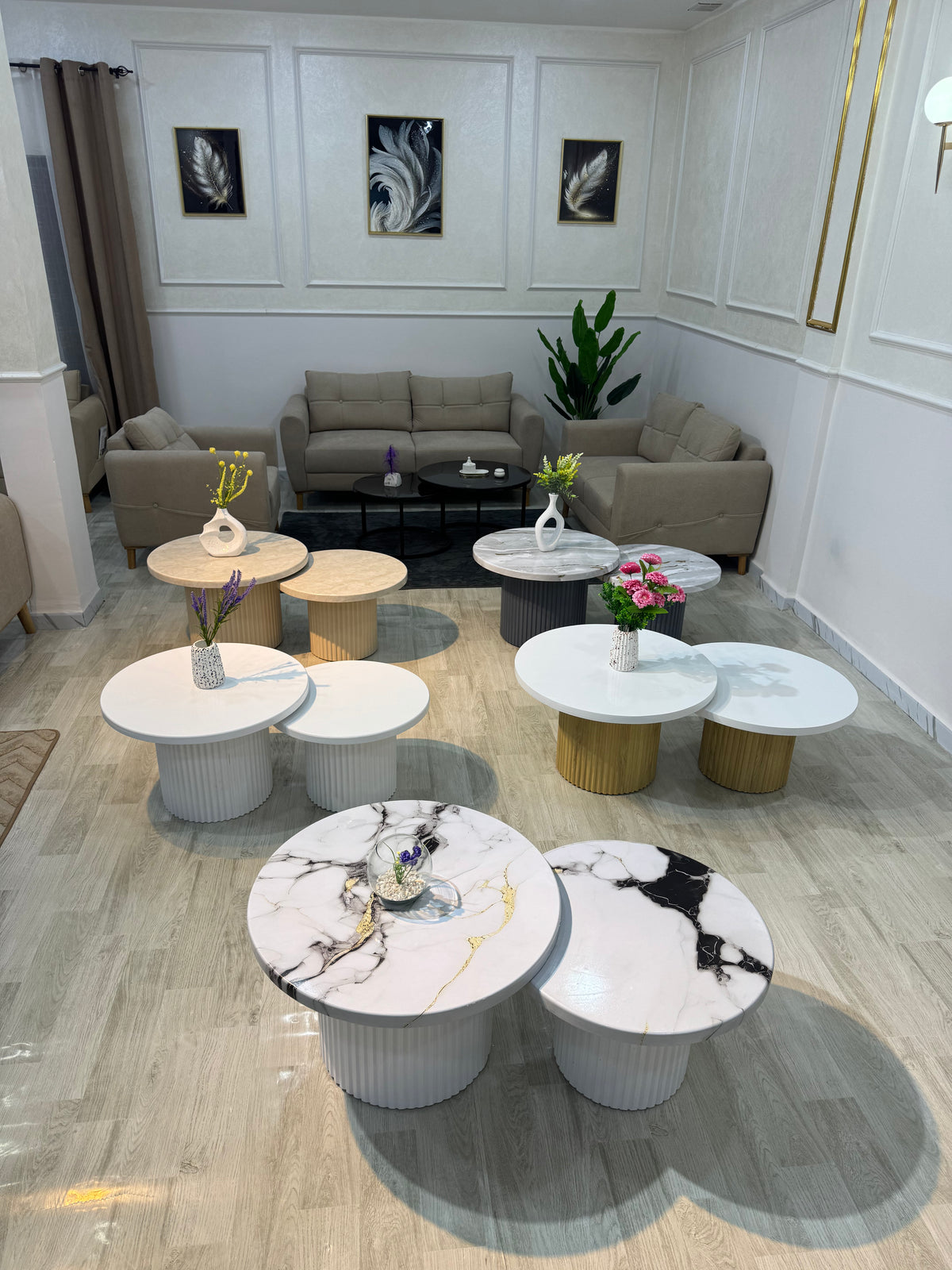 طابل باز…3قطع /2 قطع لمسة عصرية وفخامة في قلب بيتك 🏡المنتج في الواقع 100% كما في الصور✨