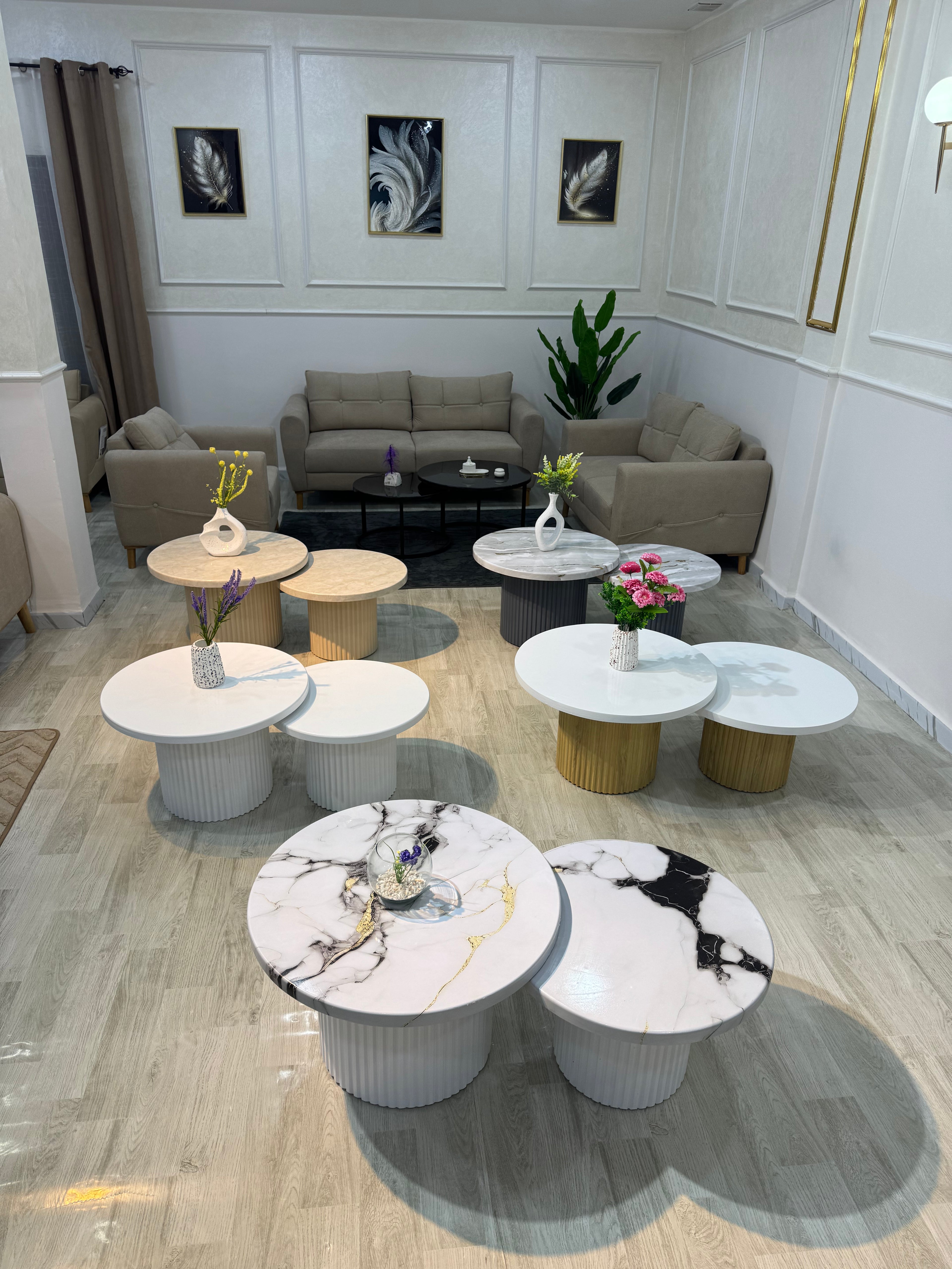 طابل باز…3قطع /2 قطع لمسة عصرية وفخامة في قلب بيتك 🏡المنتج في الواقع 100% كما في الصور✨